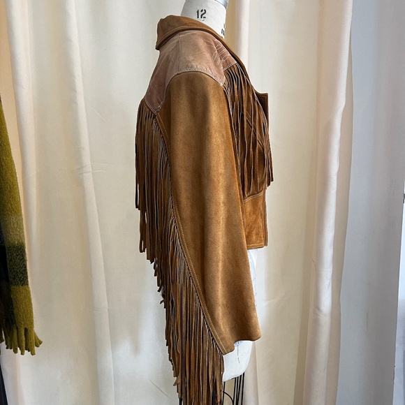 Vintage Moose Lake Lodge Suede Leather Jacket - Women's Small - Picture 2 of 8